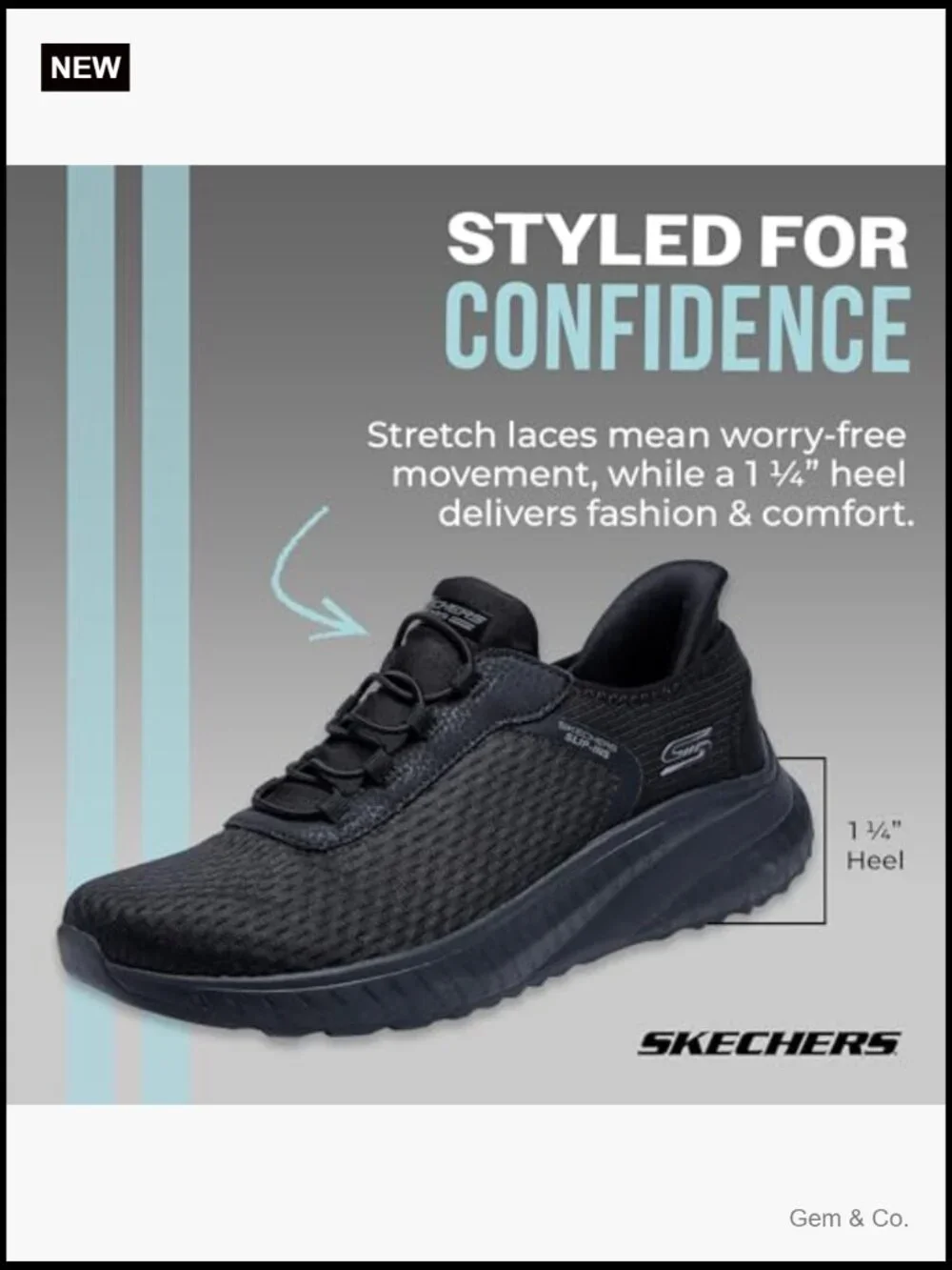 Women's Hands Free Slip-ins Bobs Squad Chaos Fashion Sneakers
